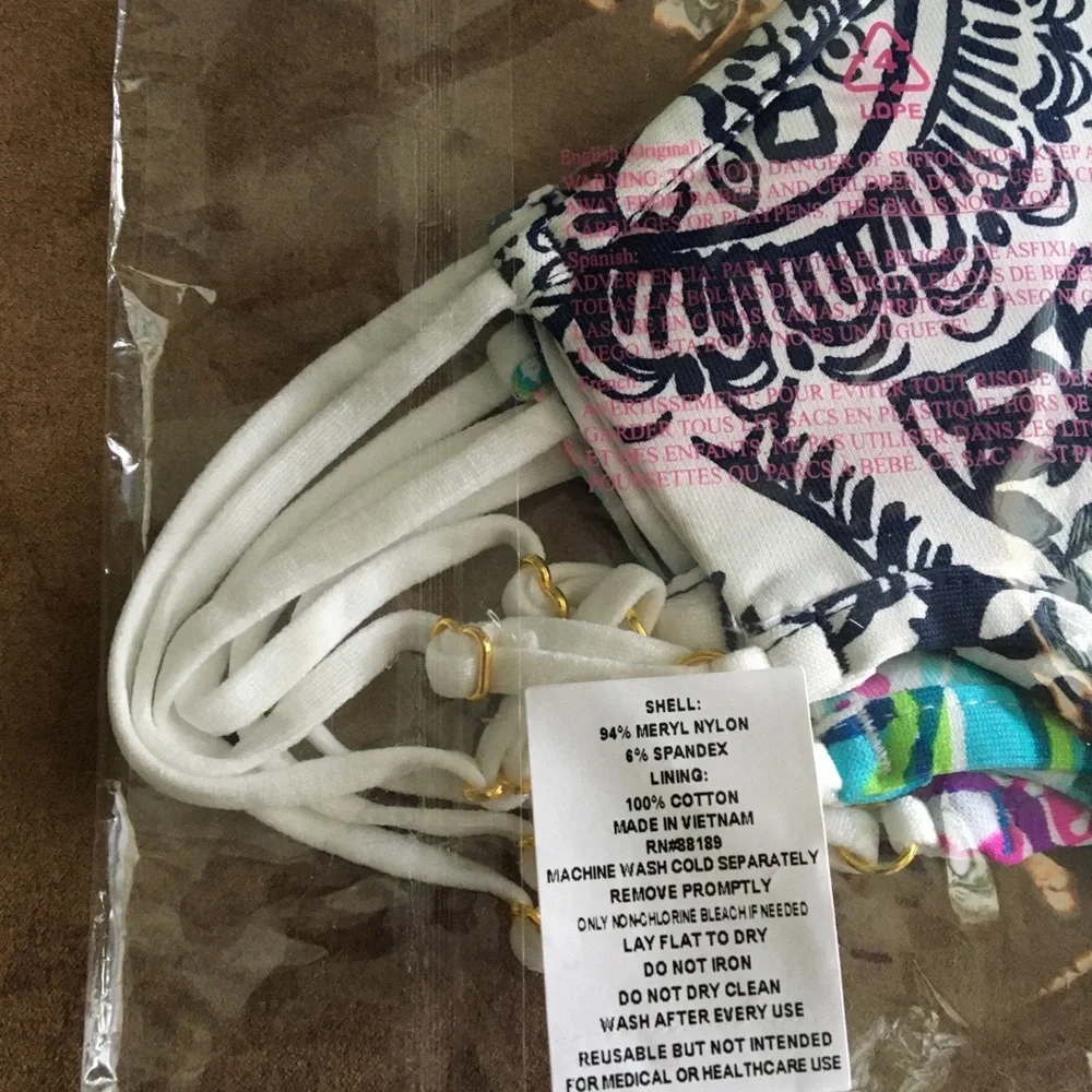LILLY PULITZER NWT AUTHENTIC THREE DESIGN NON-MEDICAL FACE MASKS